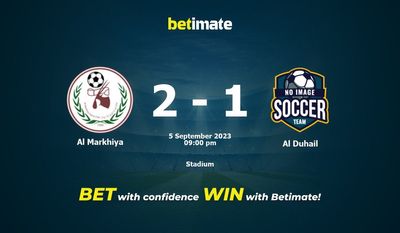 Soi kèo Al Markhiya vs Al Duhail, Tỷ lệ & Mẹo cá cược 05/09/2023
