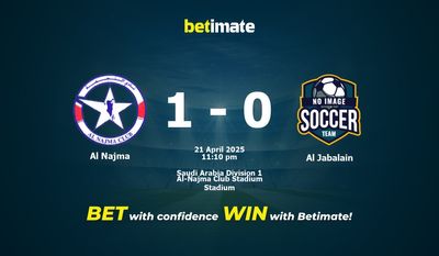 Dự đoán Al Najma vs Al Jabalin, Tỷ lệ & Mẹo cá cược 21/04/2025