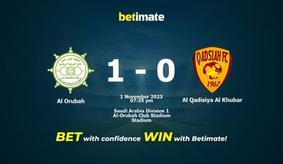 Dự đoán Al Orubah vs Al Qadisiya Al Khubar, Tỷ lệ & Mẹo cá cược 01/11/2023