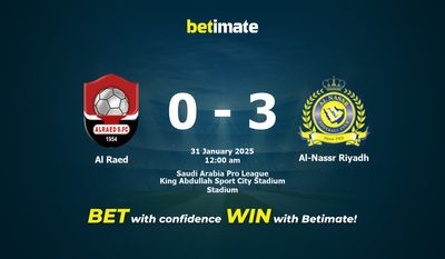 Dự đoán Al Raed vs Al-Nassr Riyadh, Tỷ lệ cược & Mẹo cá cược 30/01/2025