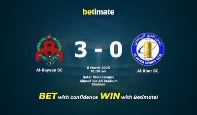 Dự đoán Al-Rayyan SC vs Al-Khor SC, Tỷ lệ cược & Mẹo cá cược 03/07/2025