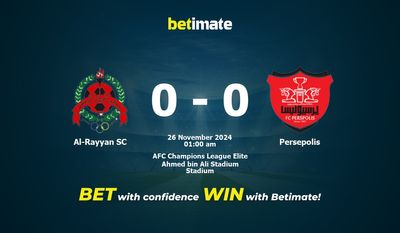 Dự đoán Al-Rayyan SC vs Persepolis, Tỷ lệ cược & Mẹo cá cược 25/11/2024