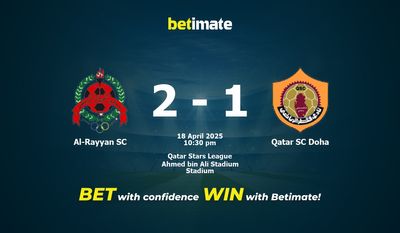 Dự đoán Al-Rayyan SC vs Qatar SC Doha, Tỷ lệ cược & Mẹo cá cược 18/04/2025