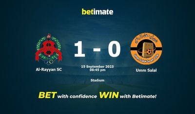 Dự đoán Al-Rayyan SC vs Umm Salal, Tỷ lệ & Mẹo cá cược 15/09/2023