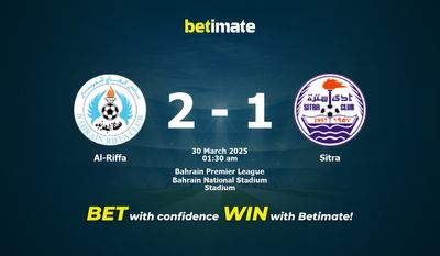 Dự đoán Al-Riffa vs Sitra, Tỷ lệ cược & Mẹo cá cược 29/03/2025