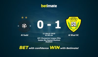 Dự đoán Al Sadd vs Al Wasl SC, Tỷ lệ cược & Mẹo cá cược 03/10/2025
