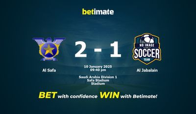 Dự đoán Al Safa vs Al Jabalin, Tỷ lệ & Mẹo cá cược 10/01/2025