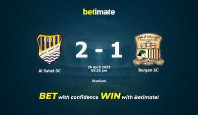 Dự đoán Al Sahel SC vs Burgan SC, Tỷ lệ cược & Mẹo cá cược 29/04/2025