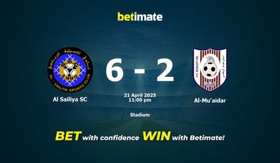 Dự đoán Al Sailiya SC vs Al-Mu'aidar, tỷ lệ và tip cá cược 21/04/2025