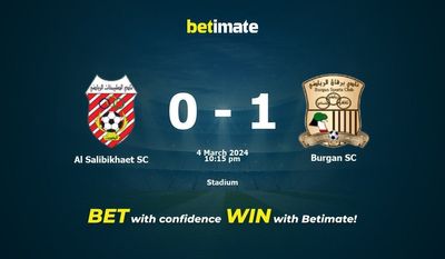 Dự đoán Al Salibikhaet SC vs Burgan SC, tỷ lệ cá cược 04/03/2024