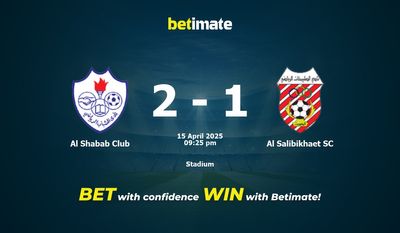 Dự đoán, tỷ lệ cược và mẹo cá cược Al Shabab Club vs Al Salibikhaet SC 04/15/2025
