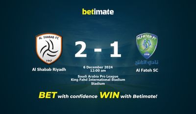 Dự đoán, Tỷ lệ cược & Mẹo cá cược Al Shabab Riyadh vs Al Fateh SC 12/05/2024