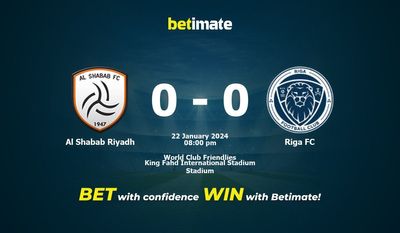 Dự đoán Al Shabab Riyadh vs Riga FC, tỷ lệ và tip cá cược 22/01/2024