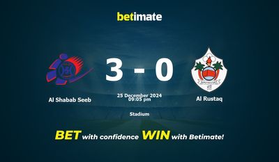 Dự đoán Al Shabab Seeb vs Al Rustaq, Tỷ lệ cược & Mẹo cá cược 25/12/2024