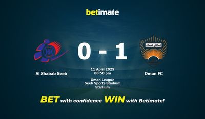 Dự đoán Al Shabab Seeb vs Oman FC, Tỷ lệ cược & Mẹo cá cược 04/11/2025