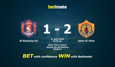 Dự đoán Al-Shahaniya SC vs Qatar SC Doha, Tỷ lệ cược & Mẹo cá cược 04/11/2025