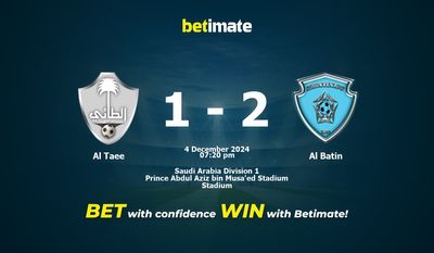 Dự đoán Al Taee vs Al Batin, Tỷ lệ cược & Mẹo cá cược 12/04/2024