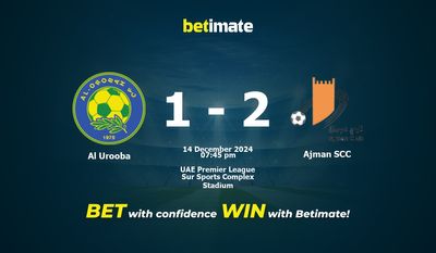Dự đoán Al Urooba vs Ajman SCC, Tỷ lệ cược & Mẹo cá cược 14/12/2024