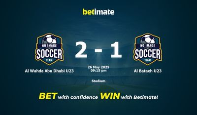 Soi kèo Al Wahda Abu Dhabi U23 vs Al Bataeh U23, tỷ lệ và tip cá cược 26/05/2025