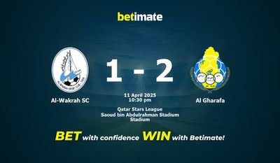 Dự đoán Al-Wakrah SC vs Al Gharafa, Tỷ lệ & Mẹo cá cược 11/04/2025