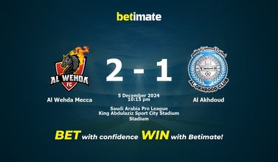 Dự đoán Al Wehda Mecca vs Al Akhdoud, Tỷ lệ cược & Mẹo cá cược 12/05/2024