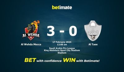 Dự đoán Al Wehda Mecca vs Al Taee, Tỷ lệ & Mẹo cá cược 16/02/2024