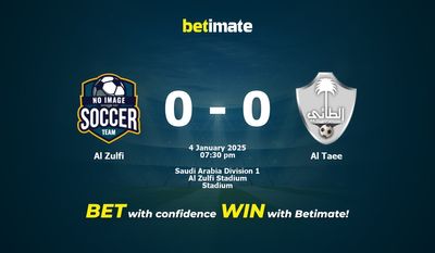Dự đoán Al Zulfi vs Al Taee, Tỷ lệ cược & Mẹo cá cược 01/04/2025
