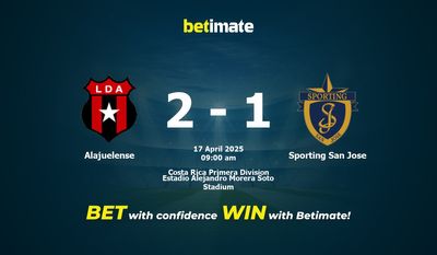 Dự đoán Alajuelense vs Sporting San Jose, Tỷ lệ cược & Mẹo cá cược 04/17/2025