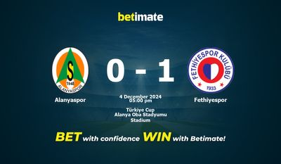Dự đoán Alanyaspor vs Fethiyespor, Tỷ lệ & Mẹo cá cược 04/12/2024