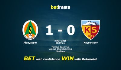 Dự đoán Alanyaspor vs Kayserispor, tỷ lệ cá cược 03/05/2025