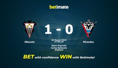 Dự đoán Albacete vs Mirandes, Tỷ lệ cược & Mẹo cá cược 30/03/2025