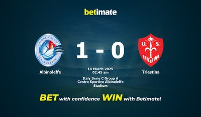 Dự đoán Albinoleffe vs Triestina, Tỷ lệ cược & Mẹo cá cược 03/13/2025