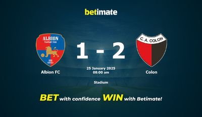 Dự đoán Albion FC vs Colon, Tỷ lệ cược & Mẹo cá cược 01/25/2025