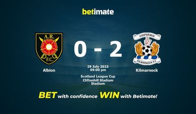 Soi kèo dự đoán Albion vs Kilmarnock ngày 29/07/2023