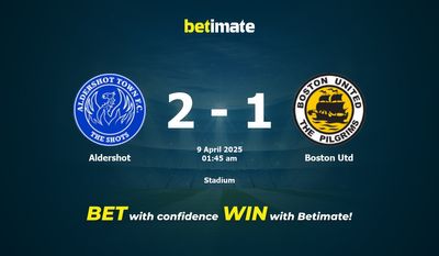 Dự đoán Aldershot vs Boston Utd, Tỷ lệ cược & Mẹo cá cược 04/08/2025