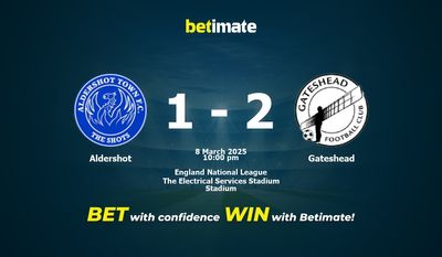 Dự đoán Aldershot vs Gateshead, Tỷ lệ cược & Mẹo cá cược 03/08/2025