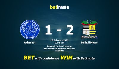 Dự đoán Aldershot vs Solihull Moors, Tỷ lệ cược & Mẹo cá cược 25/02/2025