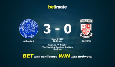 Dự đoán Aldershot vs Woking, Tỷ lệ cược & Mẹo cá cược 04/05/2025