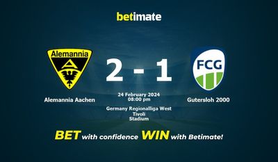 Soi kèo Alemannia Aachen vs Gutersloh 2000, Tỷ lệ & Mẹo cá cược 24/02/2024
