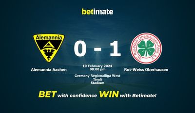 Soi kèo Alemannia Aachen vs Rot-Weiss Oberhausen, Tỷ lệ & Mẹo cá cược 10/02/2024