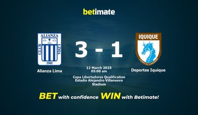 Nhận định dự đoán, tỷ lệ và tip cá cược Alianza Lima vs Deportes Iquique 03/11/2025