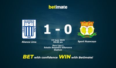 Dự đoán Alianza Lima vs Sport Huancayo, Tỷ lệ & Mẹo cá cược 15/06/2025