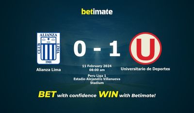 Nhận định dự đoán kết quả Alianza Lima vs Universitario de Deportes, tỷ lệ cá cược 11/02/2024