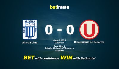 Nhận định dự đoán kết quả Alianza Lima vs Universitario de Deportes, tỷ lệ cá cược 06/04/2025