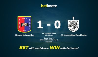 Dự đoán Alianza Universidad vs CD Universidad San Martin, Tỷ lệ & Mẹo cá cược 15/10/2023