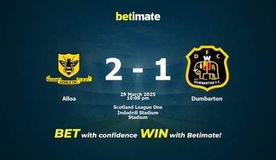 Dự đoán Alloa vs Dumbarton, Tỷ lệ cược & Mẹo cá cược 29/03/2025