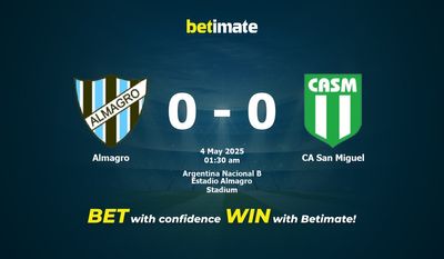 Dự đoán Almagro vs CA San Miguel, Tỷ lệ cược & Mẹo cá cược 05/03/2025
