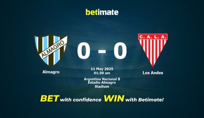 Dự đoán Almagro vs Los Andes, Tỷ lệ cược & Mẹo cá cược 05/10/2025