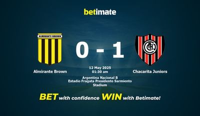 Dự đoán Almirante Brown vs Chacarita Juniors, Tỷ lệ cược & Mẹo cá cược 05/11/2025