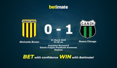 Dự đoán Almirante Brown vs Nueva Chicago, Tỷ lệ cược & Mẹo cá cược 30/03/2025
